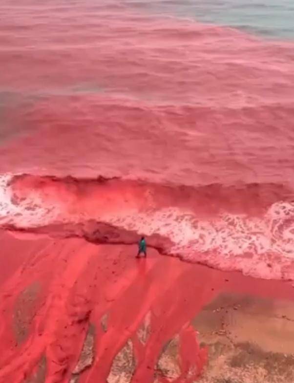 皇冠信用盘结算日是哪天_罕见！伊朗霍尔木兹岛遭遇强降雨皇冠信用盘结算日是哪天，部分海域变成“血色海洋”